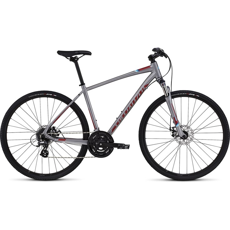 Specialized Crosstrail Disc Sterling/Candy Red/Cyan