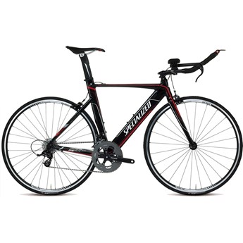 Specialized Shiv Elite A1 SRAM Apex Dubbel Kompakt Mid Svart/Röd