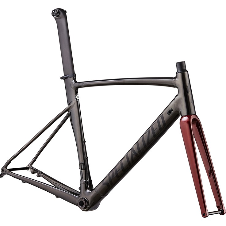 Specialized Allez Sprint Disc Frameset Polished Chrome Black/Black/Crimson Metallic