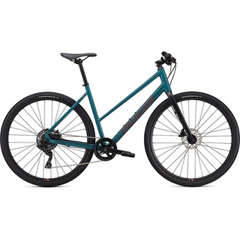Specialized Sirrus X 2.0 Step-Through Dusty Turquoise/Rocket Red/Black Reflective 2022