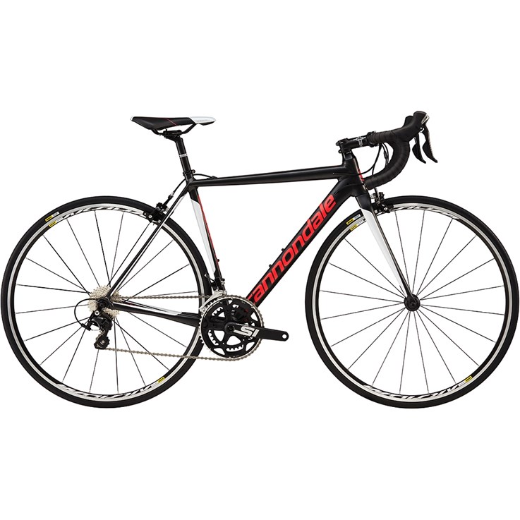 Cannondale CAAD12 Womens 105 Nearly Black with Acid Strawberry and Cashmere, Satin