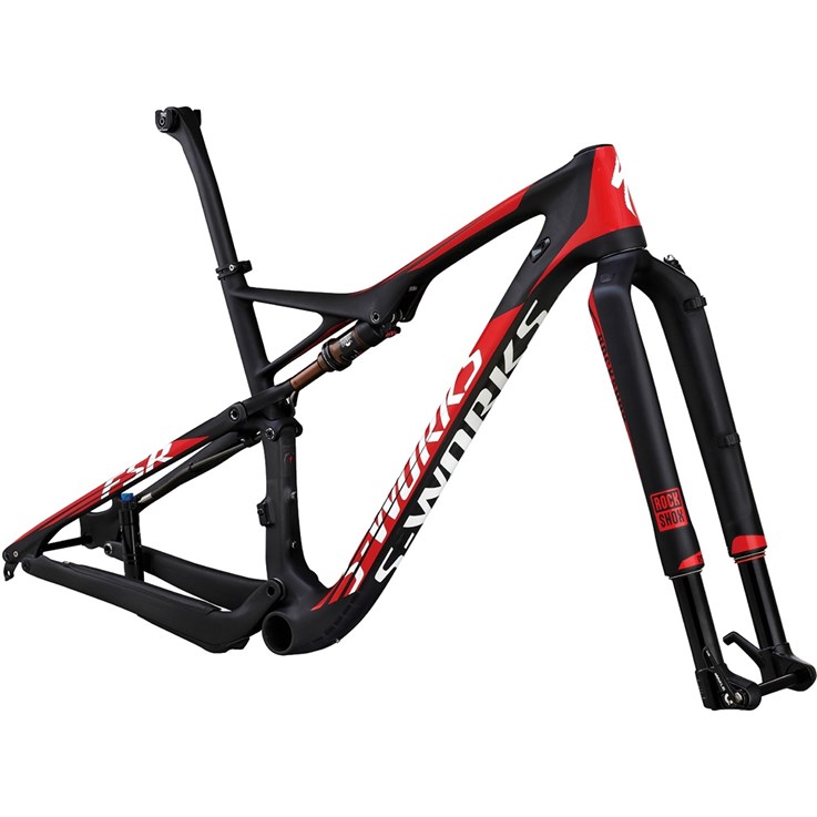 Specialized S-Works Epic 29 Frameset Satin Gloss Carbon/Flo Red/White