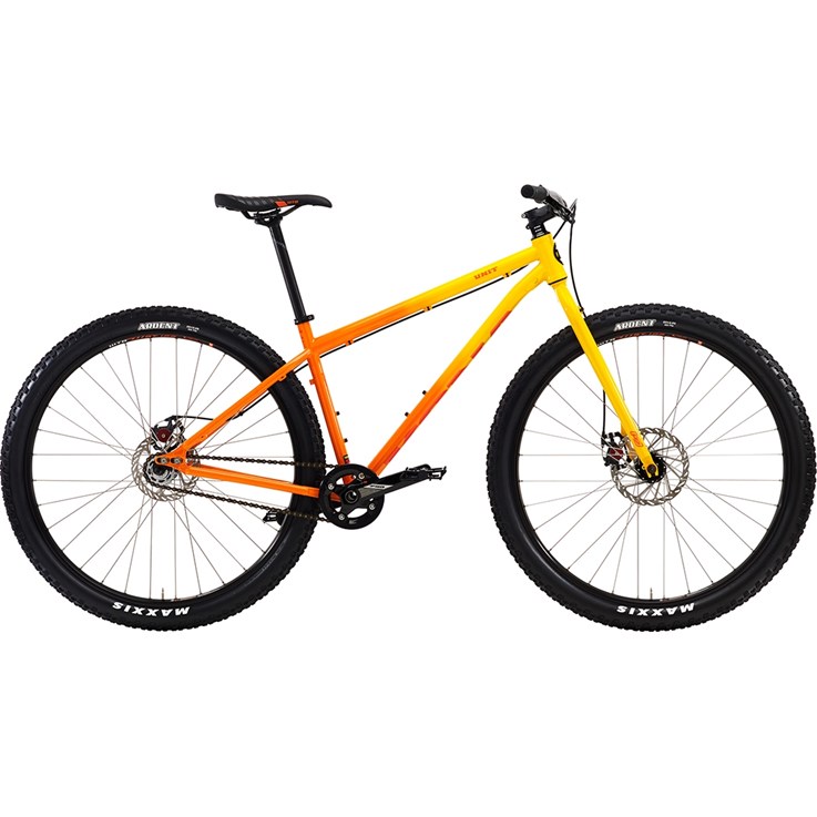 Kona Unit Gloss Yellow-Orange Fade with Orange Decals