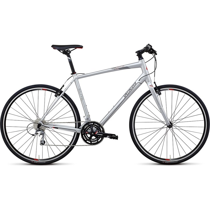 Specialized Sirrus Elite Int Silver/Silver/Röd