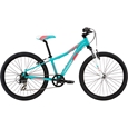 Cannondale Trail 24 Girls Turquoise with Magnesium White, Jet Black and Acid Strawberry, Gloss