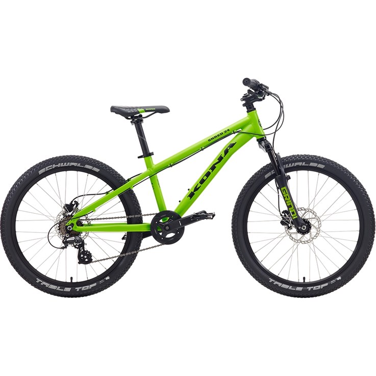 Kona Shred 2-4 Black On Matt Lime