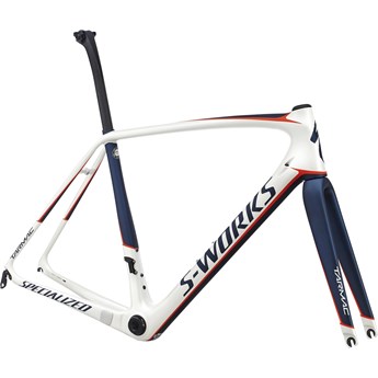 Specialized S-Works Tarmac Rampaket (Frameset) Gloss Metallic White/Satin Navy/Rocket Red