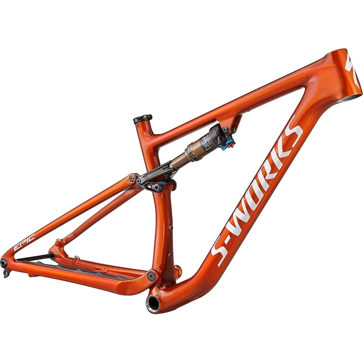 Specialized Epic Evo S-Works Frame Gloss Orange Tint Over Spectraflair/Satin Light Silver