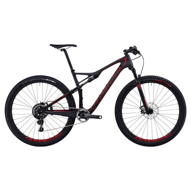 Specialized Epic FSR Expert Carbon WC 29 Materialfärg/Röd