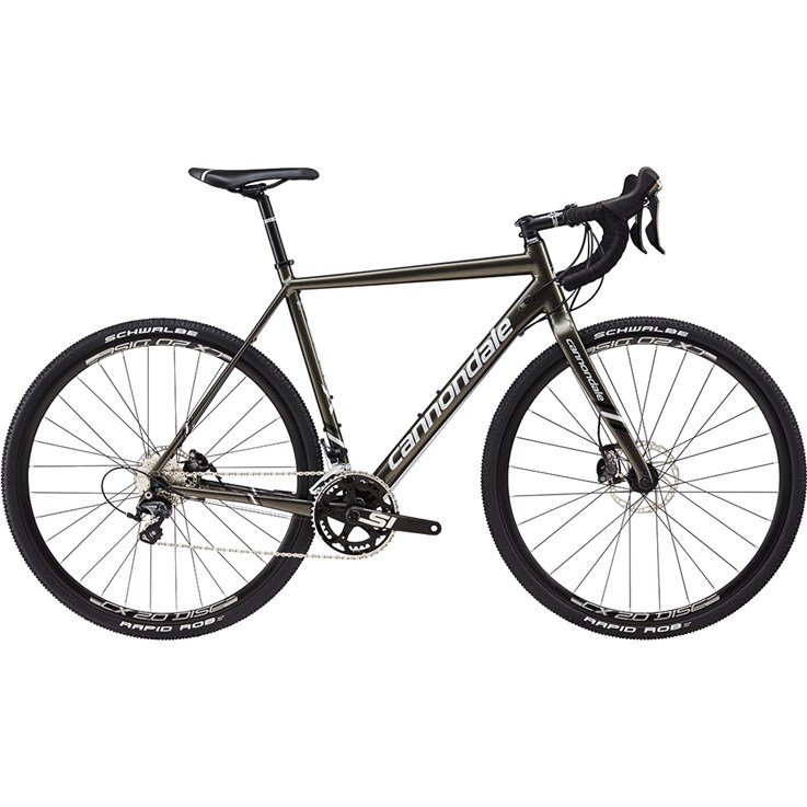 Cannondale CAADX Ultegra Anthracite with Fine Silver and Jet Black, Matte