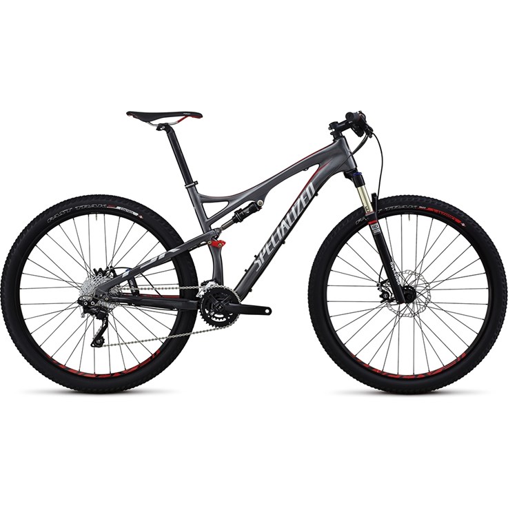 Specialized Epic FSR Comp Kolfiber 29 Grå/Röd/Silver