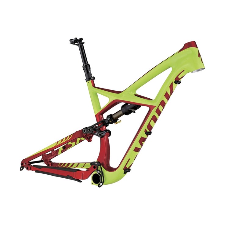 Specialized S-Works Enduro FSR Carbon 29 Frame (Bara ram) Hyper Green/Candy Red