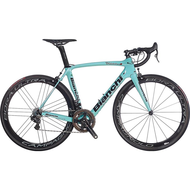 Bianchi Oltre XR.2 Super Record EPS Celeste Glossy/Black Logo