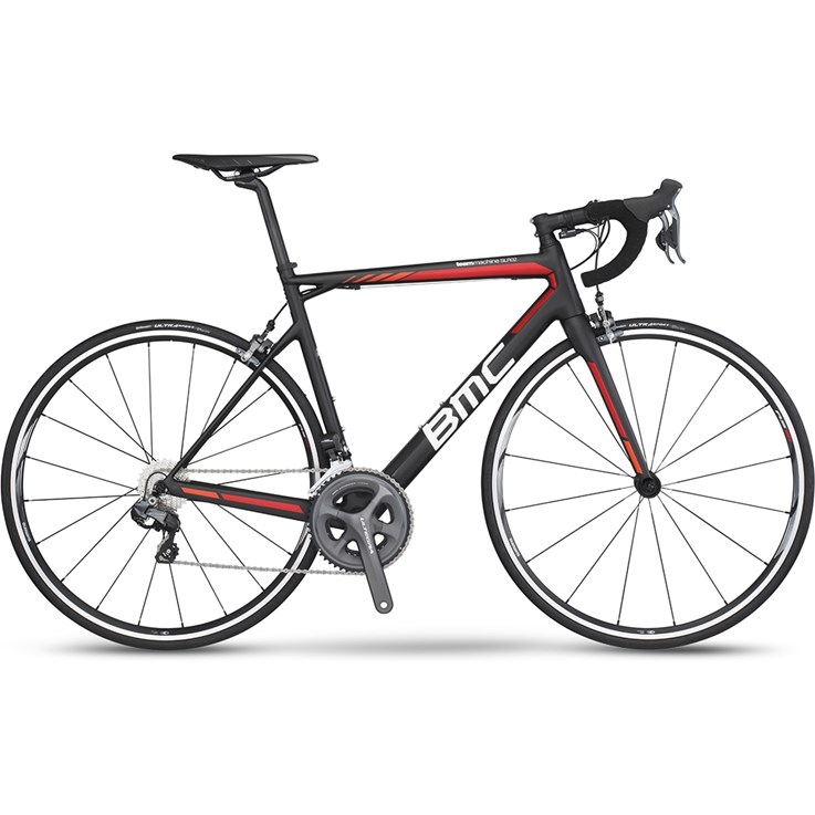 BMC Teammachine SLR02 Ultegra Di2 52x36 Svart, Röd, Orange och Vit