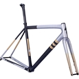 Specialized Crux S-Works Frameset Satin Brushed Liquid Silver/Gloss Black/Smoke Marble/Gold Diamond Dust