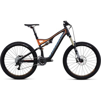 Specialized Stumpjumper FSR Expert Kolfiber Evo Grå/Orange/Blå