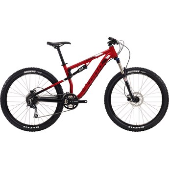 Kona Precept 120 Matt Dark Red and Black with Black and Silver Decals