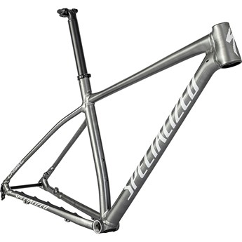 Specialized Chisel Hardtail Frame Satin Brushed Smoke Liquid Metal/Gloss Metallic White Silver