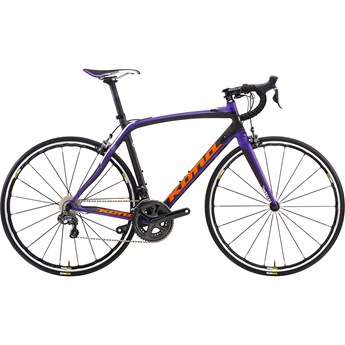 Kona Zing Carbon Matt Carbon with Team Orange, Purple and White Decals