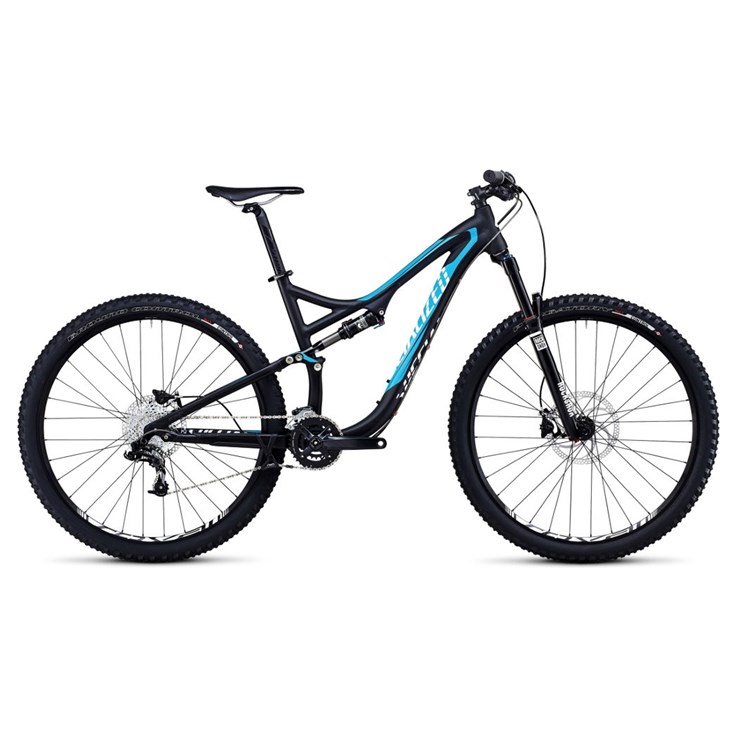 Specialized Stumpjumper FSR Comp 29 Svart/Cyanblå/Vit