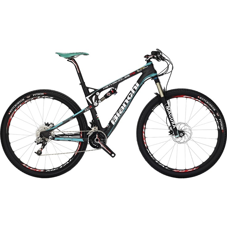 Bianchi Methanol FS 29" Svart/Celeste