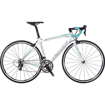 Bianchi Impulso Dama 105 Ice Glossy/Black Outline Logo/Celeste Fluorescent Line