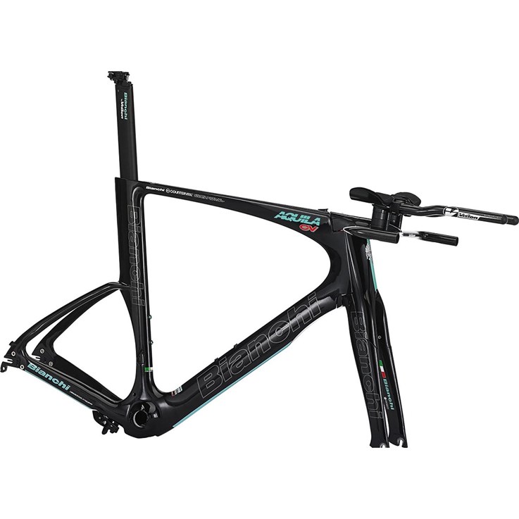 Bianchi Aquila CV Rampaket eller Ram Black Matt/Celeste/Titan Outline Glossy