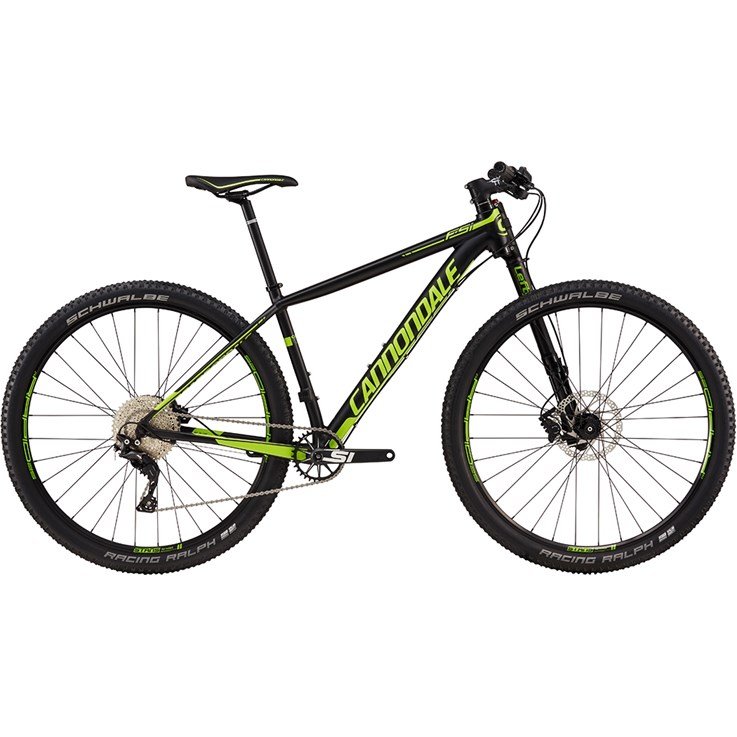 Cannondale F-Si 1 Jet Black with Berzerker Green, Matte