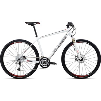 Specialized Crosstrail Limited Skivbroms Vit/Grå/Röd