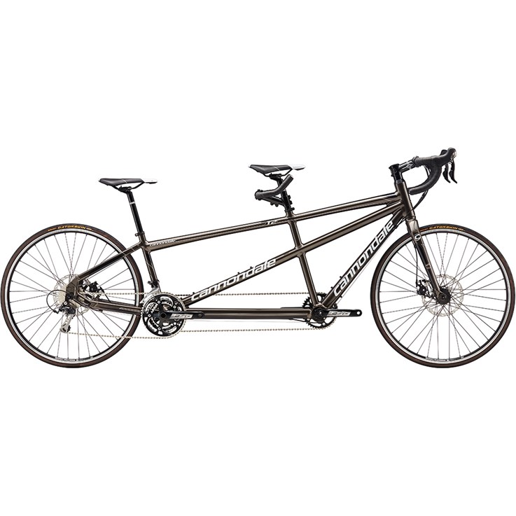 Cannondale Road Tandem Anthracite with Fine Silver, Cashmere and Jet Black, Gloss