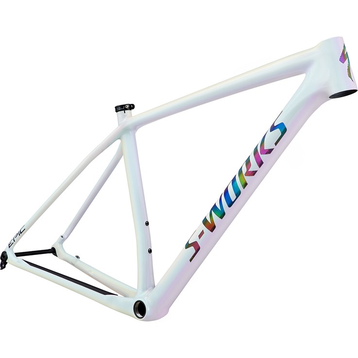Specialized Epic Hardtail S-Works Carbon 29 Frame Gloss White Prismaflair/Black Holographic Reflective