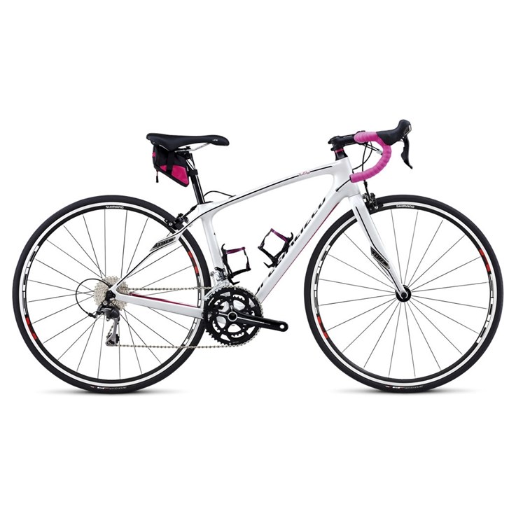 Specialized Ruby Sport 105 C2 EQ EU Metallicvit/Rosa