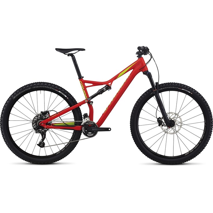Specialized Camber FSR Comp 29 Flo Red/Hyper Green/Monster Green