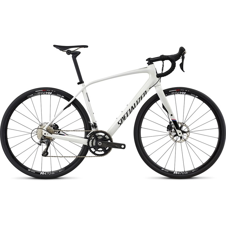 Specialized Diverge Expert Cen Gloss Dirty White/Satin Carbon/Martini Stripe