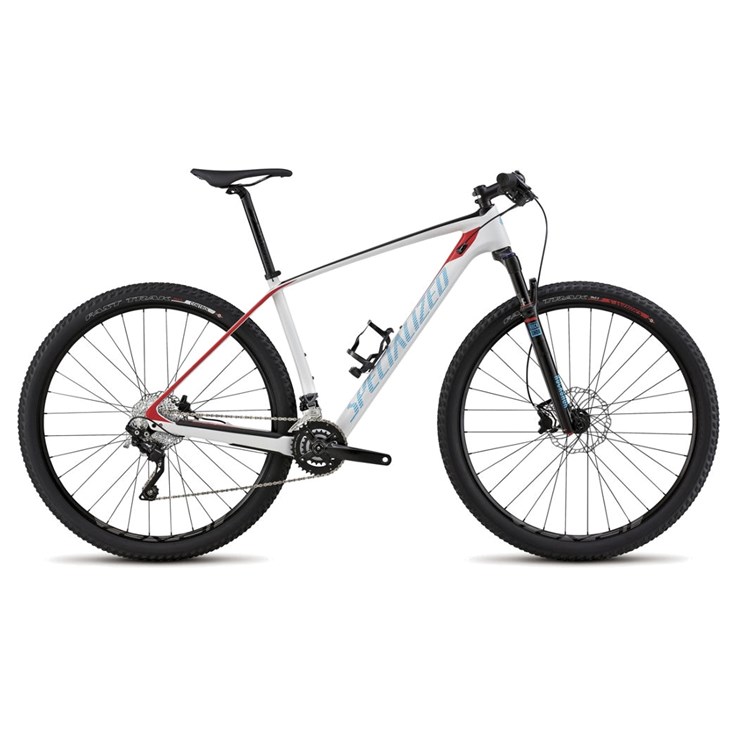 Specialized Stumpjumper Hardtail Comp Carbon 29 White/Red/Black/Cyan