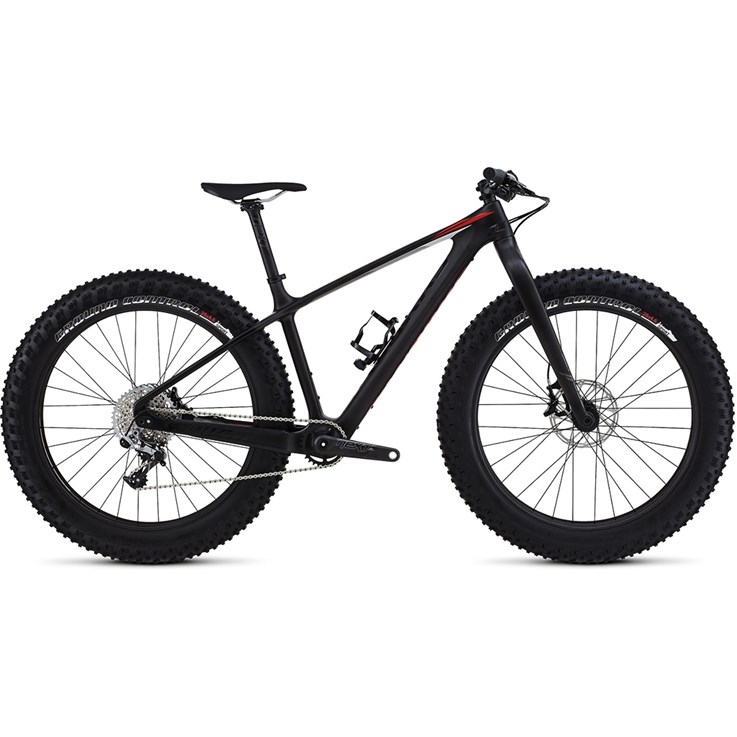 Specialized S-Works Fatboy Satin Carbon/Gloss Black/Rocket Red