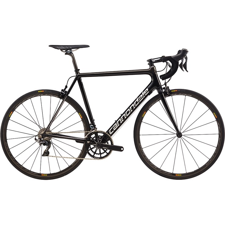Cannondale SuperSix EVO Hi-Mod Dura-Ace Jet Black with Anthracite and Chrome, Gloss