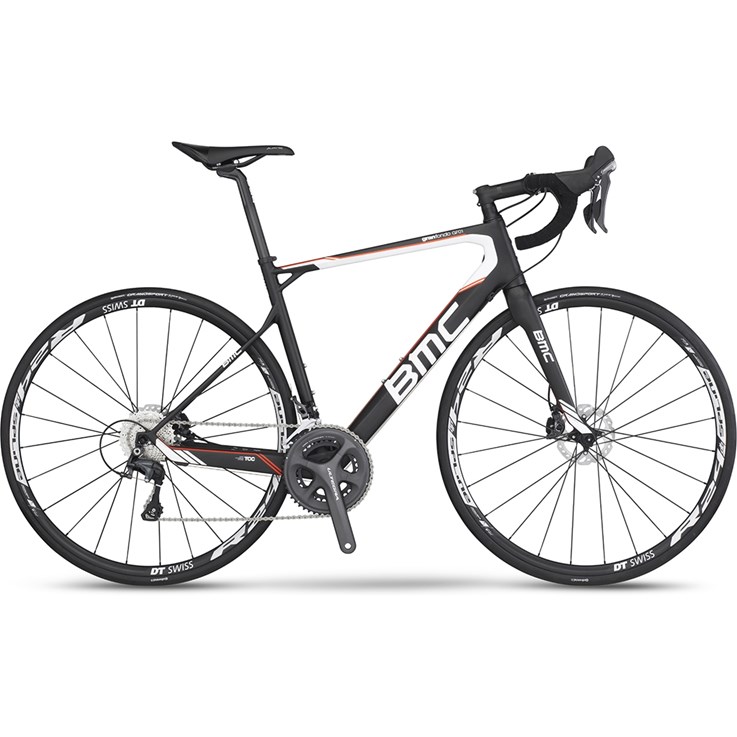 BMC Granfondo GF01Disc Ultegra Compact Materialfärg, Vit och Orange