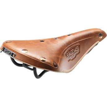 Brooks Sadel I Läder B17 Select Natural Herr