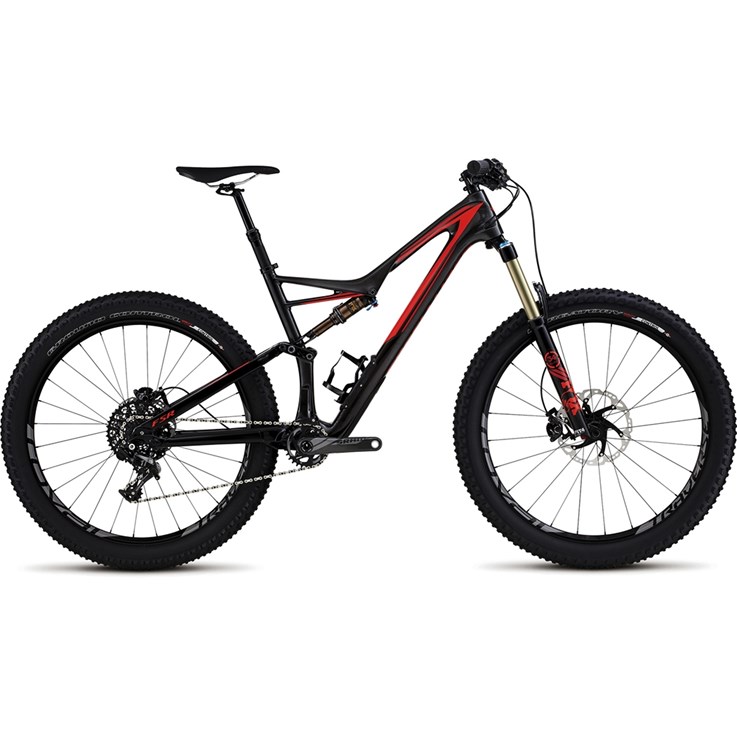 Specialized Stumpjumper FSR Expert Carbon 6Fattie Gloss/Silver Tint Carbon/Rocket Red/Flo Red