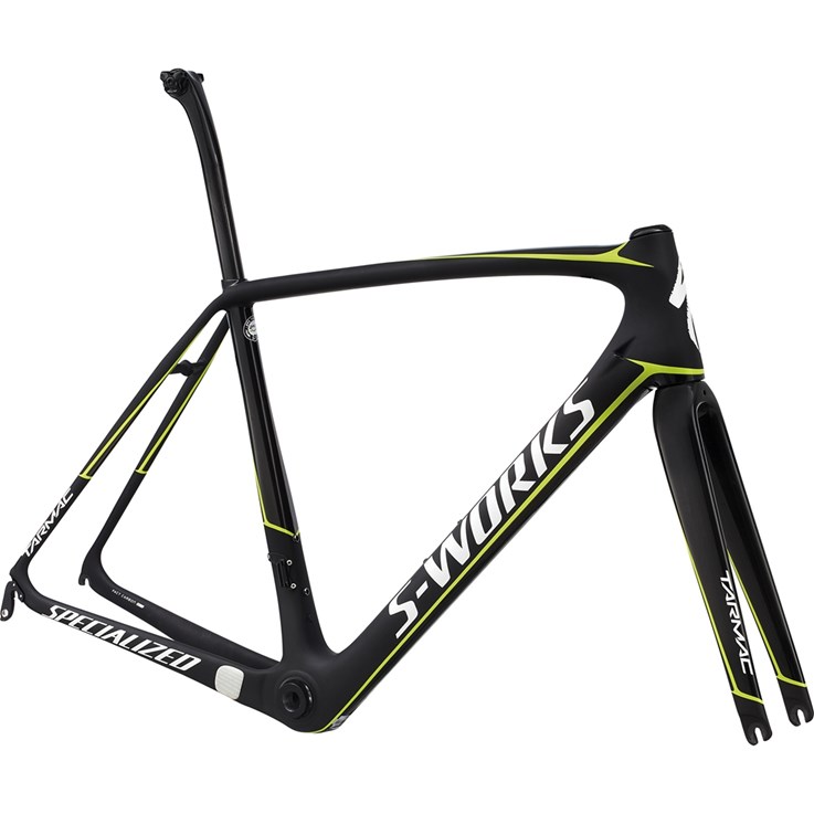 Specialized S-Works Tarmac Rampaket (Frameset) Satin Black/Gloss Carbon/Hyper Green/Metallic White