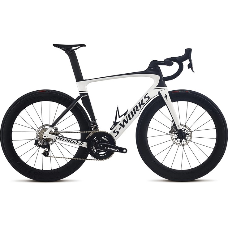 Specialized S-Works Venge Disc Vias Etap Gloss Metallic White/Satin Carbon/Black