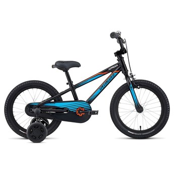 Specialized Hotrock 16 Coaster Boys Black/Cyan/Neon Orange