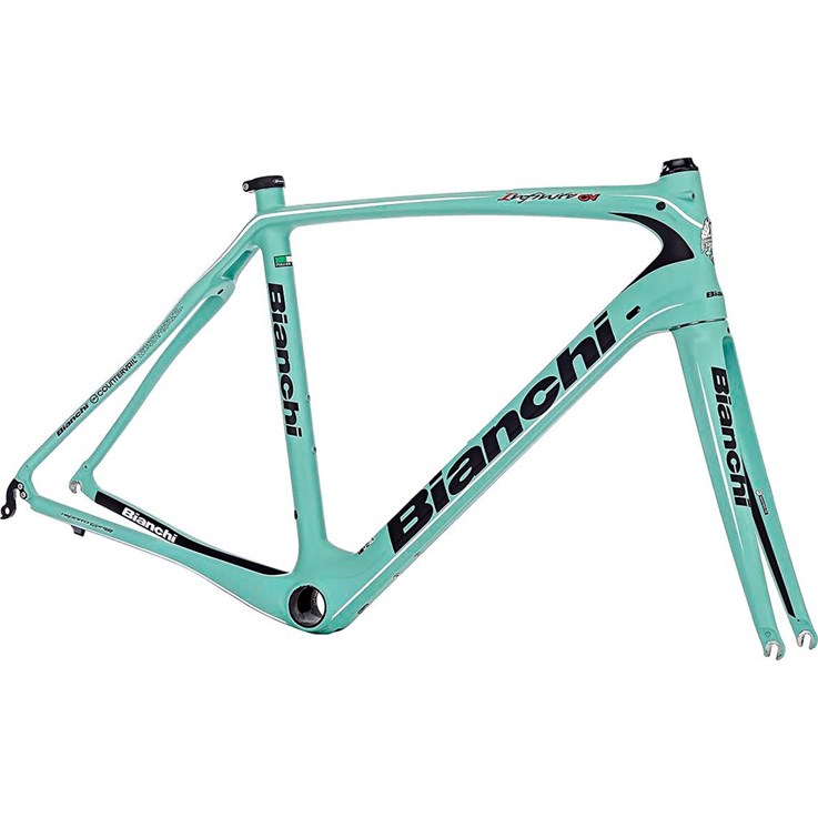 Bianchi Infinito CV Rampaket eller Ram Celeste Matt/Black Logo/White Line