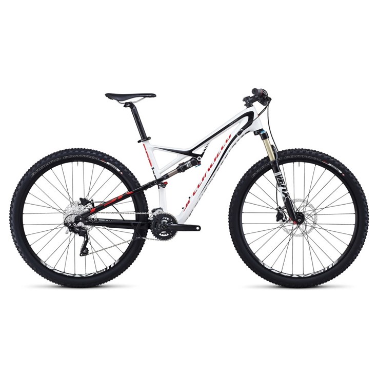 Specialized Camber FSR Comp Carbon 29 Vit/Svart/Röd