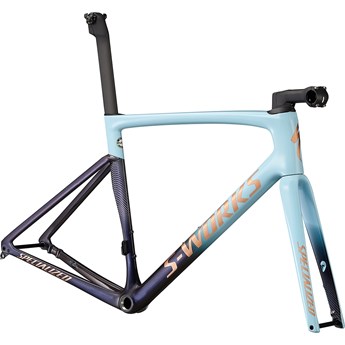 Specialized Tarmac SL7 S-Works Frameset Arctic Blue/Dusty Blue Fade/Satin Bronze Foil