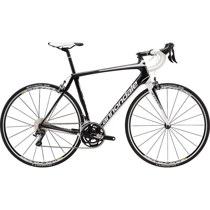 Cannondale Synapse Carbon Ultegra Jet Black with Magnesium White and Nearly Black, Matte