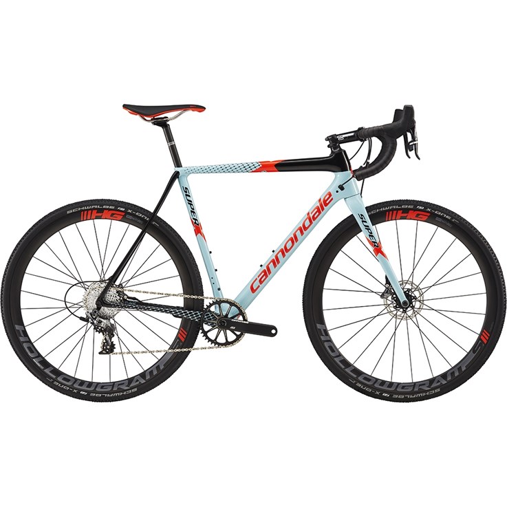 Cannondale SuperX Force 1 Atmosphere Blue with Jet Black and Acid Red, Gloss