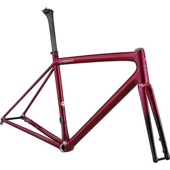 Specialized Aethos S-Works Frameset Chameleon Supernova Tint Over Maroon/Chrome Nyhet