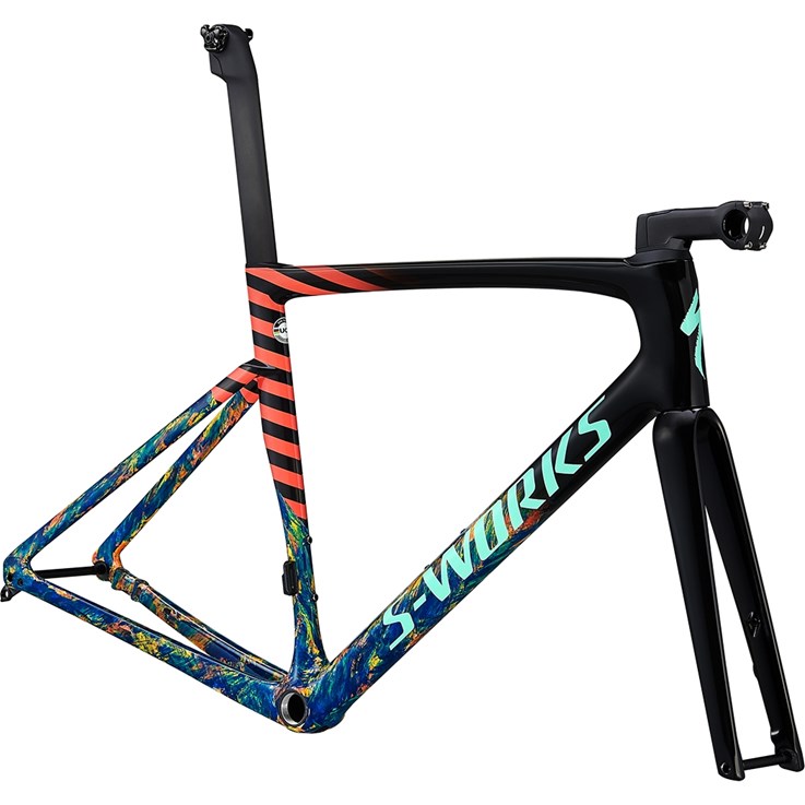 Specialized Tarmac SL7 S-Works Frameset Cobalt/Brassy Yellow/Blaze/Oasis